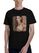 2023 Phoebe Tonkin Andie Jane Oscar Photoshoot 180G 100% Cotton Printed Round Neck Short-Sleeve T-Shirt, Christmas Gifts for Men Dad Husband Grandpa, S-XXXL, Black