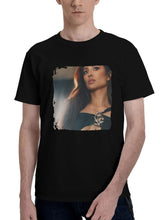 2023 Shay Mitchell Flannery Underwood Photoshoot 180G 100% Cotton Printed Round Neck Short-Sleeve T-Shirt, Christmas Gifts for Men Dad Husband Grandpa, S-XXXL, Black
