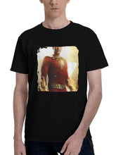 2023 Shazam Fury Of The Gods G9 180G 100% Cotton Printed Round Neck Short-Sleeve T-Shirt, Christmas Gifts for Men Dad Husband Grandpa, S-XXXL, Black