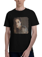 Barbara Palvin Harpers Bazaar Greece Fu 180G 100% Cotton Printed Round Neck Short-Sleeve T-Shirt, Christmas Gifts for Men Dad Husband Grandpa, S-XXXL, Black