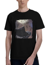 Bat Gotham 180G 100% Cotton Printed Round Neck Short-Sleeve T-Shirt, Christmas Gifts for Men Dad Husband Grandpa, S-XXXL, Black