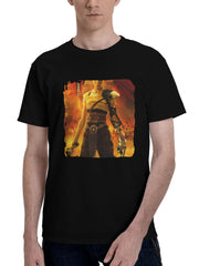 2024 Furiosa A Mad Max Saga Movie 180G 100% Cotton Printed Round Neck Short-Sleeve T-Shirt, Christmas Gifts for Men Dad Husband Grandpa, S-XXXL, Black