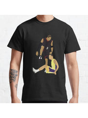 Allen Iverson Steps Over Tyronn Lue Classic T-Shirt 100% Cotton, Gifts for Men Dad Husband Grandpa, S-XXXL, Black