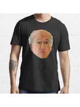 LARRY DAVID Essential T-Shirt 100% Cotton, Gifts for Men Dad Husband Grandpa, S-XXXL, Black