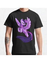 Twilight Sparkle Classic T-Shirt 100% Cotton, Gifts for Men Dad Husband Grandpa, S-XXXL, Black