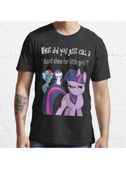 What did you just say? Essential T-Shirt 100% Cotton, Gifts for Men Dad Husband Grandpa, S-XXXL, Black