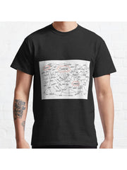 the L word chart Classic T-Shirt 100% Cotton, Gifts for Men Dad Husband Grandpa, S-XXXL, Black