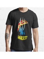 Snackt, bub! Essential T-Shirt 100% Cotton, Gifts for Men Dad Husband Grandpa, S-XXXL, Black