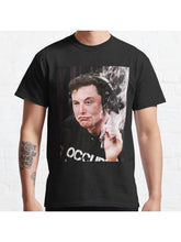 MUSKSMONK Classic T-Shirt 100% Cotton, Gifts for Men Dad Husband Grandpa, S-XXXL, Black