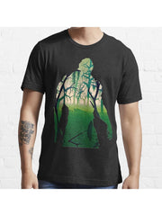Swamp Thing Essential T-Shirt 100% Cotton, Gifts for Men Dad Husband Grandpa, S-XXXL, Black