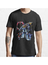 Masterpiece Soundwave and Cassettes Essential T-Shirt 100% Cotton, Gifts for Men Dad Husband Grandpa, S-XXXL, Black
