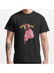 Blond Frank Ocean Design Classic T-Shirt 100% Cotton, Gifts for Men Dad Husband Grandpa, S-XXXL, Black