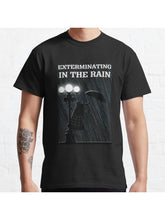 MusiKill in the Rain Classic T-Shirt 100% Cotton, Gifts for Men Dad Husband Grandpa, S-XXXL, Black