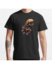 Chestburster Classic T-Shirt 100% Cotton, Gifts for Men Dad Husband Grandpa, S-XXXL, Black