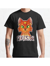Firestar Warriors Headshot Classic T-Shirt 100% Cotton, Gifts for Men Dad Husband Grandpa, S-XXXL, Black