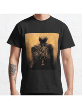 Untitled (Musician), by Zdzis?aw Beksiński Classic T-Shirt 100% Cotton, Gifts for Men Dad Husband Grandpa, S-XXXL, Black