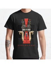 Hereditary (Poster Version) Classic T-Shirt 100% Cotton, Gifts for Men Dad Husband Grandpa, S-XXXL, Black
