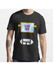 Soundwave - Transformers 80s Essential T-Shirt 100% Cotton, Gifts for Men Dad Husband Grandpa, S-XXXL, Black