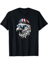 Cool Funny American Bald Eagle Inauguration Day men & women T-Shirt 180G 100% Cotton Printed Round Neck Short-Sleeve T-Shirt, Gifts for Men Dad Husband Grandpa, S-XXXL, Black