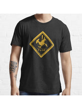 Danger! Wark Wark Essential T-Shirt 100% Cotton, Gifts for Men Dad Husband Grandpa, S-XXXL, Black