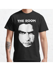 The Room (Movie) Classic T-Shirt 100% Cotton, Gifts for Men Dad Husband Grandpa, S-XXXL, Black