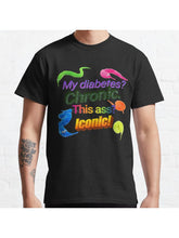 Iconic Classic T-Shirt 100% Cotton, Gifts for Men Dad Husband Grandpa, S-XXXL, Black