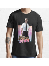 Falling Down - 80s design Essential T-Shirt 100% Cotton, Gifts for Men Dad Husband Grandpa, S-XXXL, Black