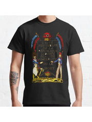 French Revolution Poster Classic T-Shirt 100% Cotton, Gifts for Men Dad Husband Grandpa, S-XXXL, Black
