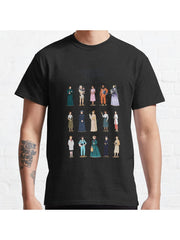 Women of Science Classic T-Shirt 100% Cotton, Gifts for Men Dad Husband Grandpa, S-XXXL, Black