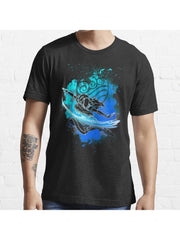 Soul of the Waterbender Sister Essential T-Shirt 100% Cotton, Gifts for Men Dad Husband Grandpa, S-XXXL, Black