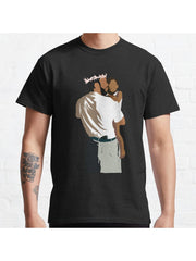 Kendrick Lamar Classic T-Shirt 100% Cotton, Gifts for Men Dad Husband Grandpa, S-XXXL, Black
