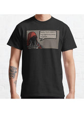 Admech Tech Support "Try Lighting Some Incense" Classic T-Shirt 100% Cotton, Gifts for Men Dad Husband Grandpa, S-XXXL, Black