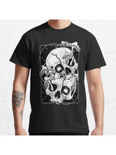 Overgrown - mushrooms gone wild Classic T-Shirt 100% Cotton, Gifts for Men Dad Husband Grandpa, S-XXXL, Black