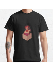 Catra - If I fits I sits Classic T-Shirt 100% Cotton, Gifts for Men Dad Husband Grandpa, S-XXXL, Black