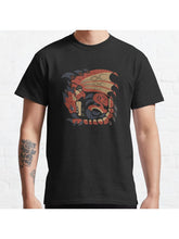 Rathalos Classic T-Shirt 100% Cotton, Gifts for Men Dad Husband Grandpa, S-XXXL, Black