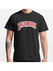 Backwoods Classic T-Shirt 100% Cotton, Gifts for Men Dad Husband Grandpa, S-XXXL, Black