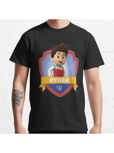 Ryder Classic T-Shirt 100% Cotton, Gifts for Men Dad Husband Grandpa, S-XXXL, Black