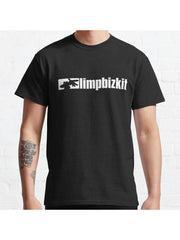 Limp bizkit treding now-logo Classic T-Shirt 100% Cotton, Gifts for Men Dad Husband Grandpa, S-XXXL, Black