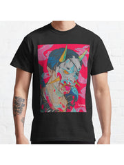 Hannya Man Classic T-Shirt 100% Cotton, Gifts for Men Dad Husband Grandpa, S-XXXL, Black