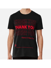 plastic bag shirt - thank you Premium T-Shirt 100% Cotton, Gifts for Men Dad Husband Grandpa, S-XXXL, Black