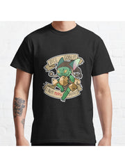 DICE GOBLIN, 1 Classic T-Shirt 100% Cotton, Gifts for Men Dad Husband Grandpa, S-XXXL, Black