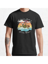 A Turtle Made it to the Water! Classic T-Shirt 100% Cotton, Gifts for Men Dad Husband Grandpa, S-XXXL, Black