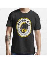 Tusker Beer Essential T-Shirt 100% Cotton, Gifts for Men Dad Husband Grandpa, S-XXXL, Black