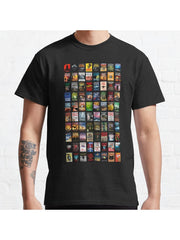 Complete works of stephen king Classic T-Shirt 100% Cotton, Gifts for Men Dad Husband Grandpa, S-XXXL, Black