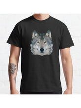 Wolf Classic T-Shirt 100% Cotton, Gifts for Men Dad Husband Grandpa, S-XXXL, Black