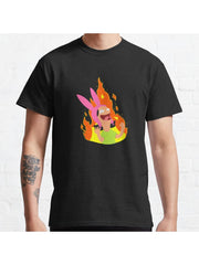 Evil Louise Classic T-Shirt 100% Cotton, Gifts for Men Dad Husband Grandpa, S-XXXL, Black