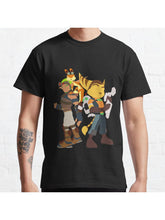 Playstation Duos Classic T-Shirt 100% Cotton, Gifts for Men Dad Husband Grandpa, S-XXXL, Black