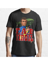 F.A.B. VIRGIL, Thunderbird 2 Essential T-Shirt 100% Cotton, Gifts for Men Dad Husband Grandpa, S-XXXL, Black