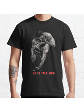 Khabib Nurmagomedov Classic T-Shirt 100% Cotton, Gifts for Men Dad Husband Grandpa, S-XXXL, Black