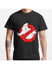 Ghost Classic T-Shirt 100% Cotton, Gifts for Men Dad Husband Grandpa, S-XXXL, Black